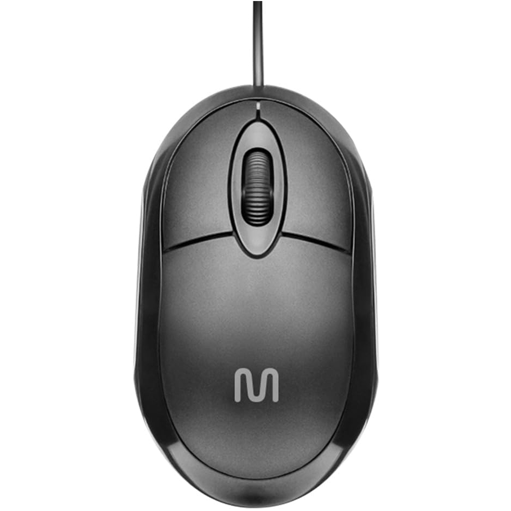 Mouse Com Fio Mf100 Usb 1200Dpi - Compacto 120Cm